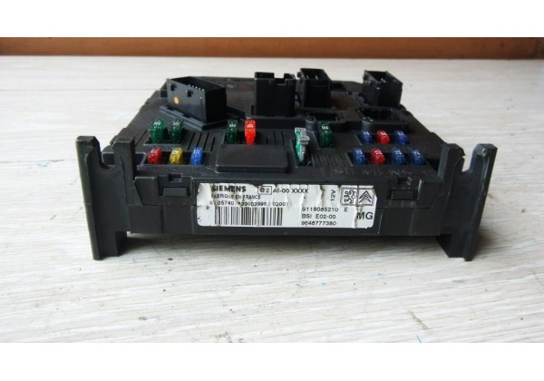 Модуль комфорта BSI, Peugeot, Citroen, 9646777380, 9653667680